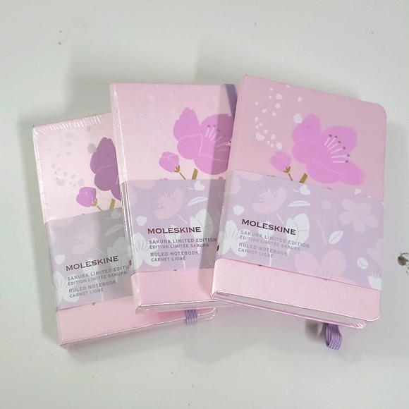 Moleskine Office New Sakura Limited Edition Pink Moleskine Ruled